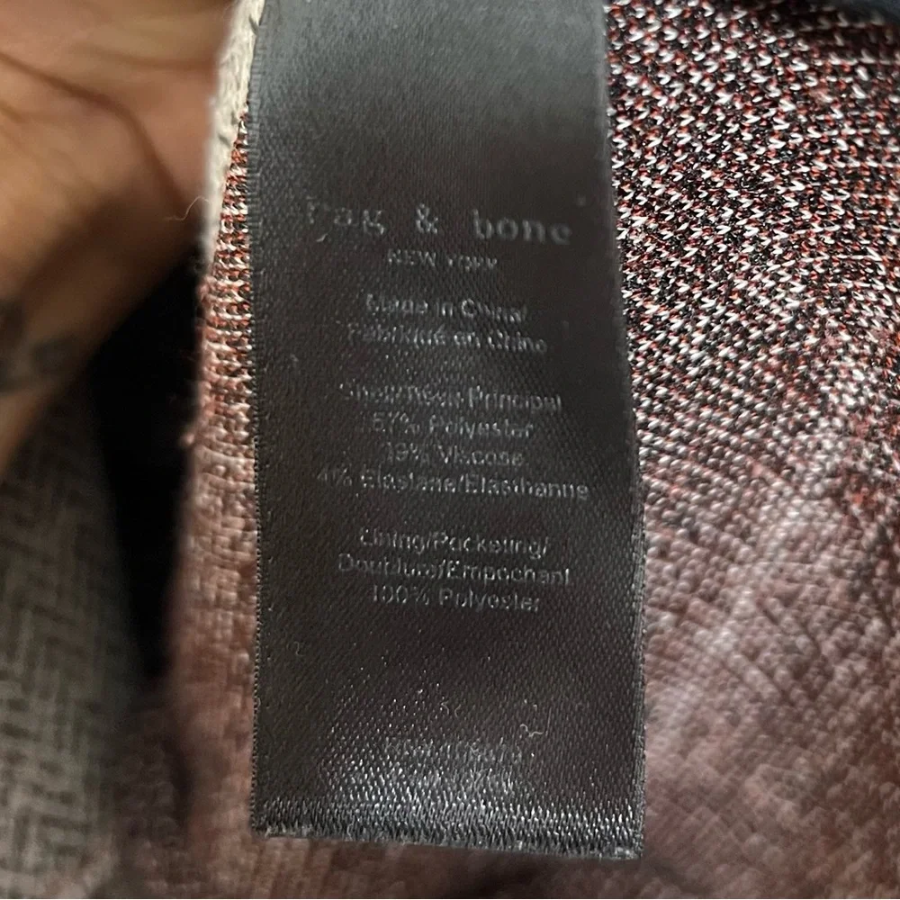 rag & bone Slade Check Print Blazer size 14 - Picture 11 of 13